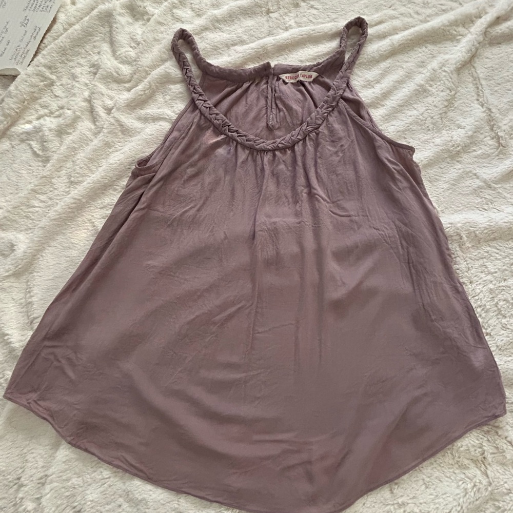 Rebecca Taylor Lavender Tank Top